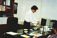 My birthday at the office